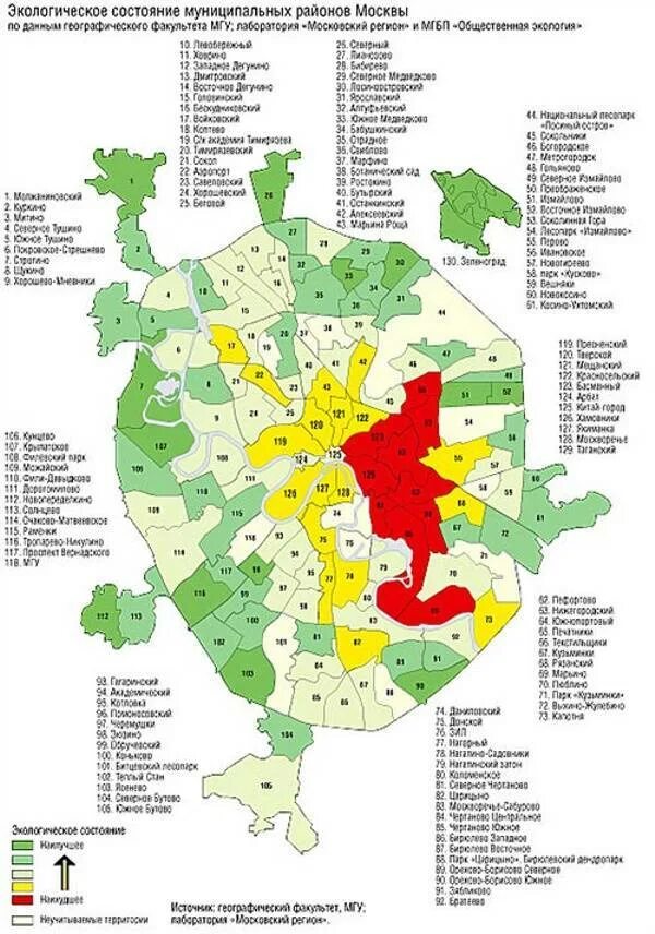 Районы для жизни в москве. Районы Москвы по экологии карта. Карта благоприятных районов Москвы. Самые грязные районы Москвы на карте. Карта экологической обстановки Москвы.