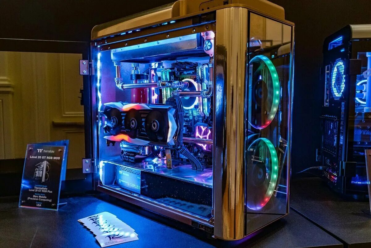 Недорогие игровые сборки. Thermaltake Level 20 gt RGB Plus. Корпус Thermaltake Level 20 gt ARGB. Modding PC моддинг ПК. Thermaltake Level 20 gt RGB White.