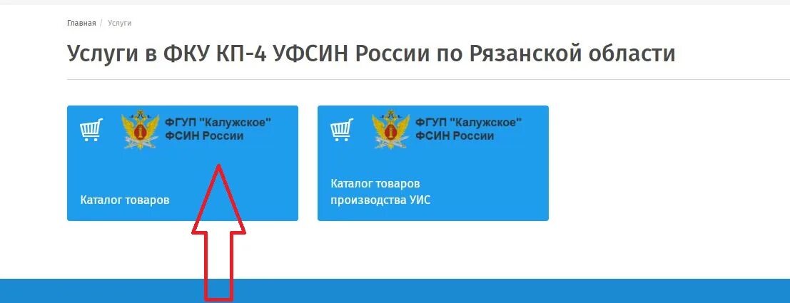 Фсин покупка продуктов