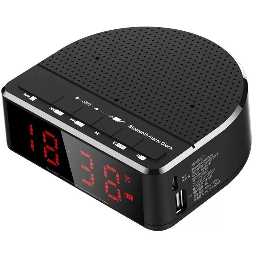 Блютуз колонка с АЛИЭКСПРЕСС Bluetooth Alarm Clock. Блютуз колонка с ФМ радио. Стерео радиочасы блютуз. Радиочасы Portable Speaker.