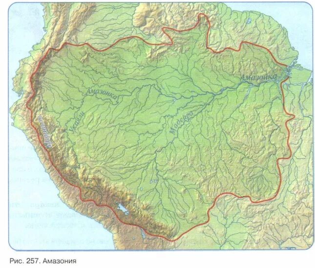 На каком материке находится амазонская низменность. Границы амазонской низменности. Амазонская низменность на физической карте России. Амазонская низменность на карте. Низменность амазонки на карте.