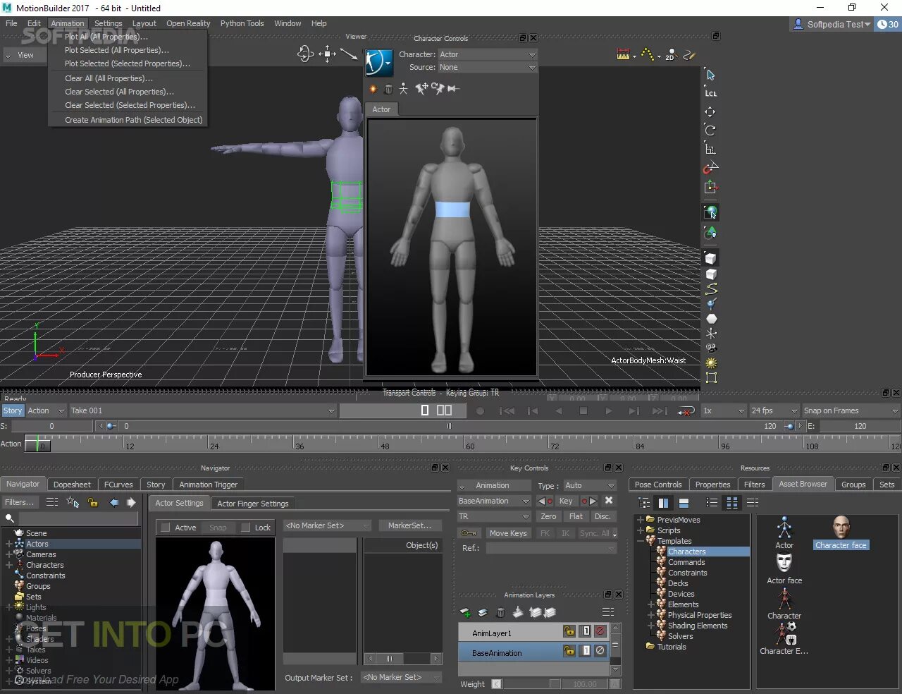 Animations settings