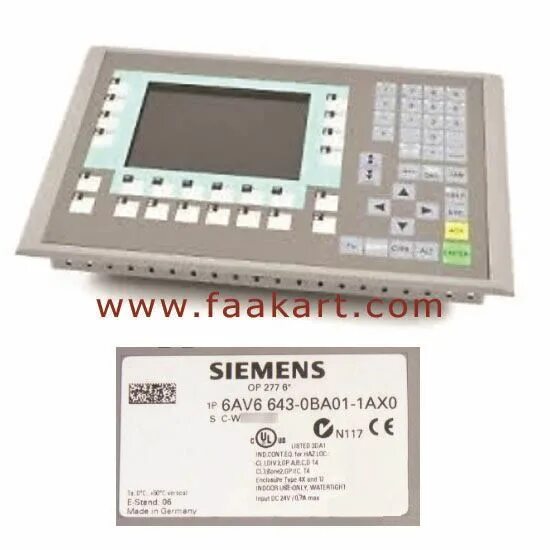 6av6 643-0ba01-1ax0. 6av6643-0ba01-1ax1. 1. Панель оператора Siemens 6av6 643-0ba01-1ax0. Siemens op 277 6. Av 6 1p