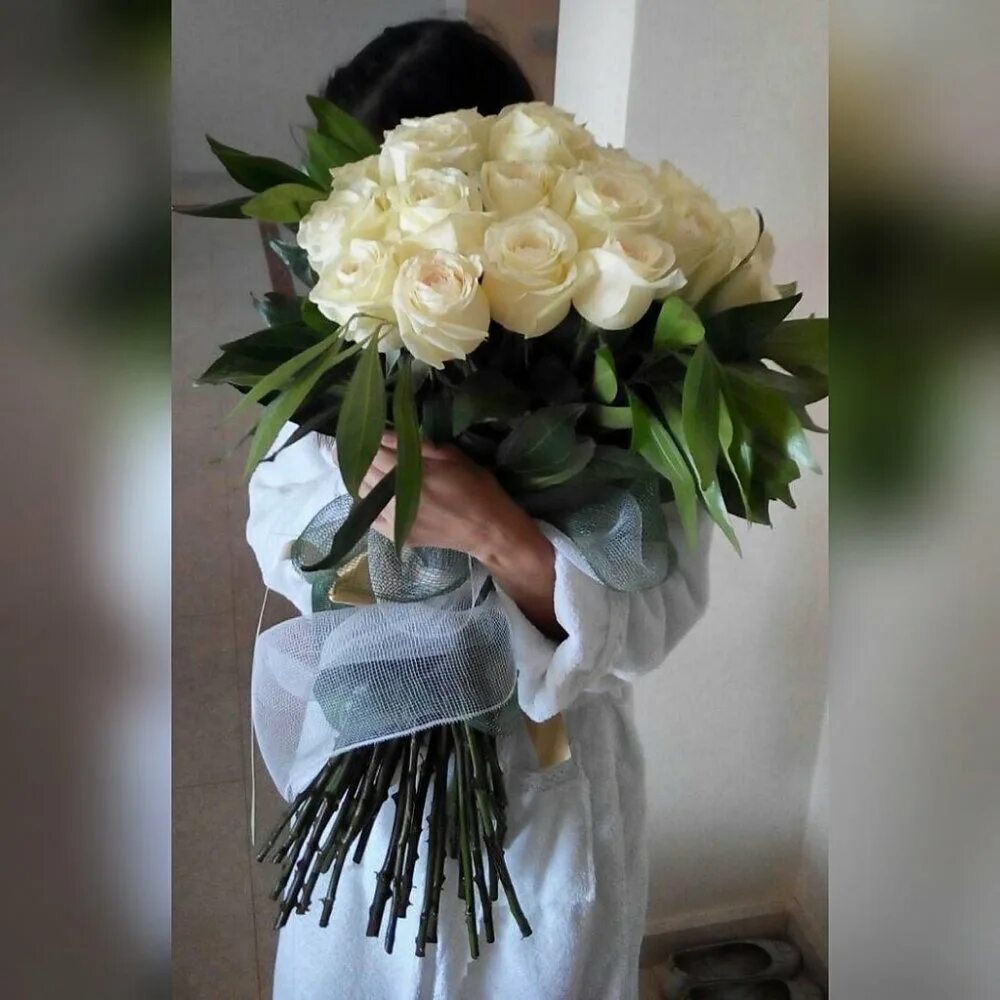 Букет цветов реальные фото в руках