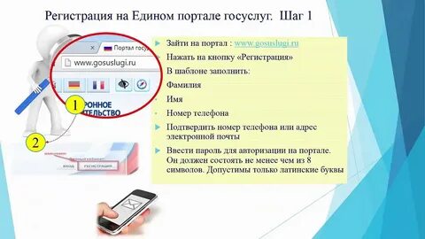 Госуслуги регистрация пароль