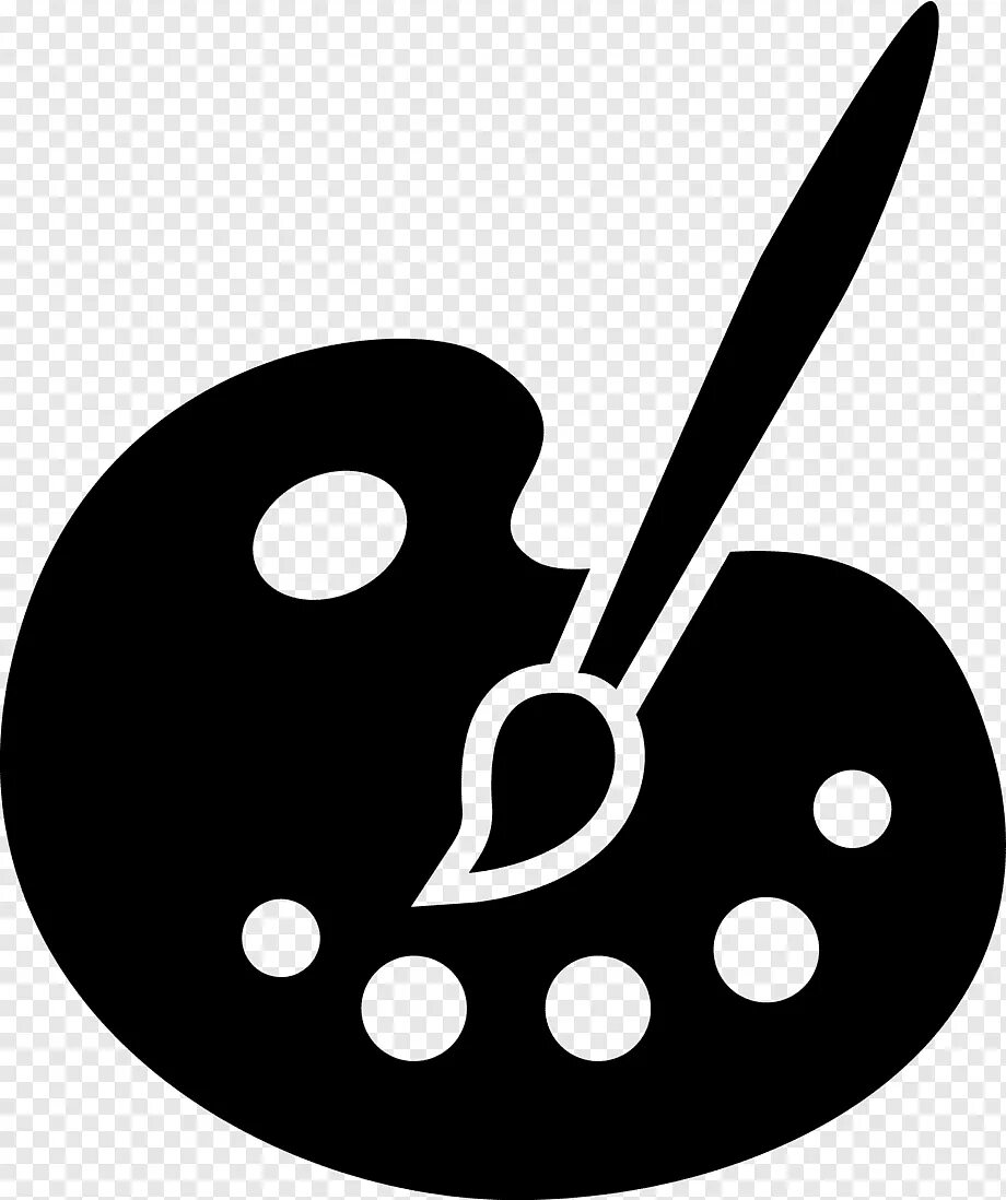 Символ искусства. Кисточка для рисования для детей. Символ художественного творчества. Кисточка и карандаш. Значок художника.