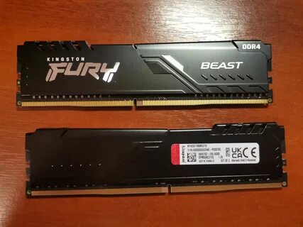 Оперативная память fury beast ddr4 8гб