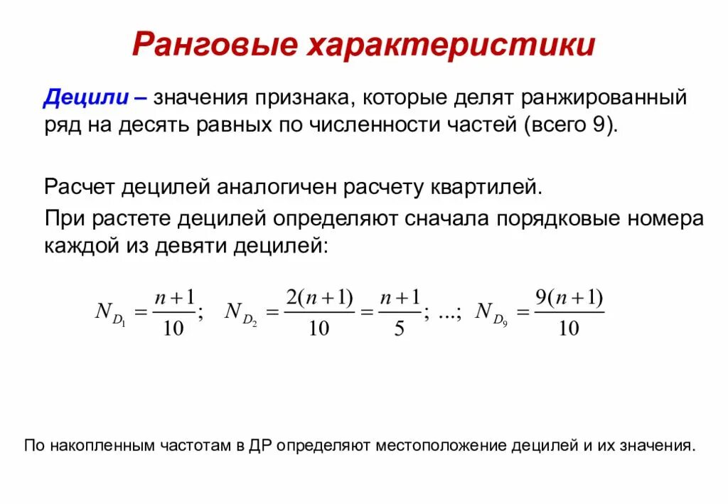 Статистического описания данных