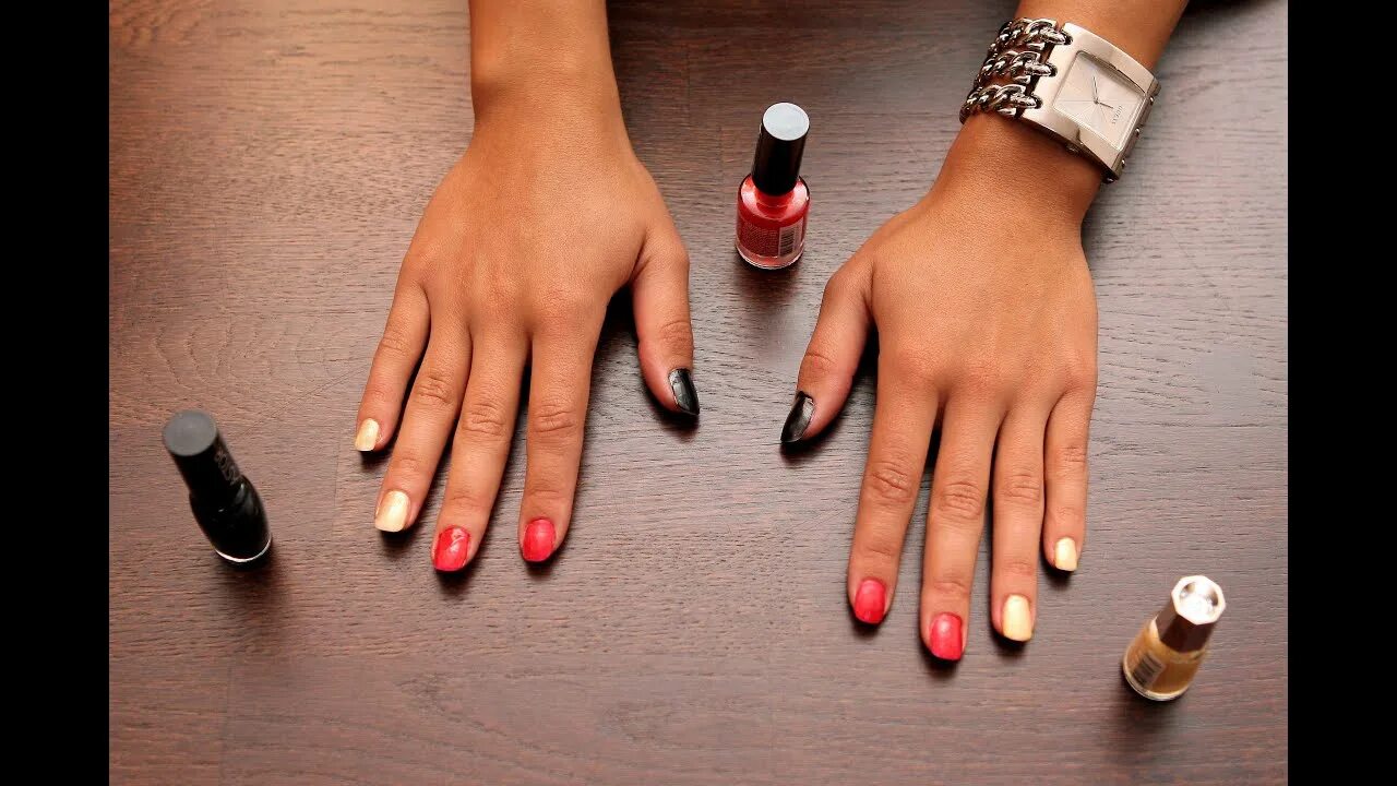 Мой первый двухцветный маникюр.) Nail manicure, Spring nail art, Manicure