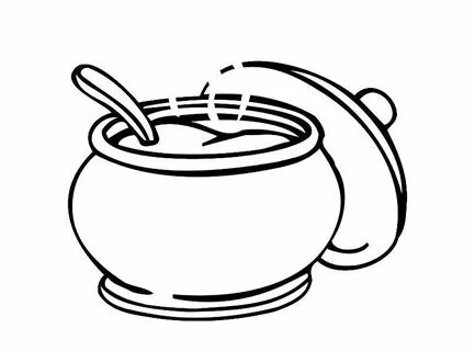 Горшочек каши рисунок