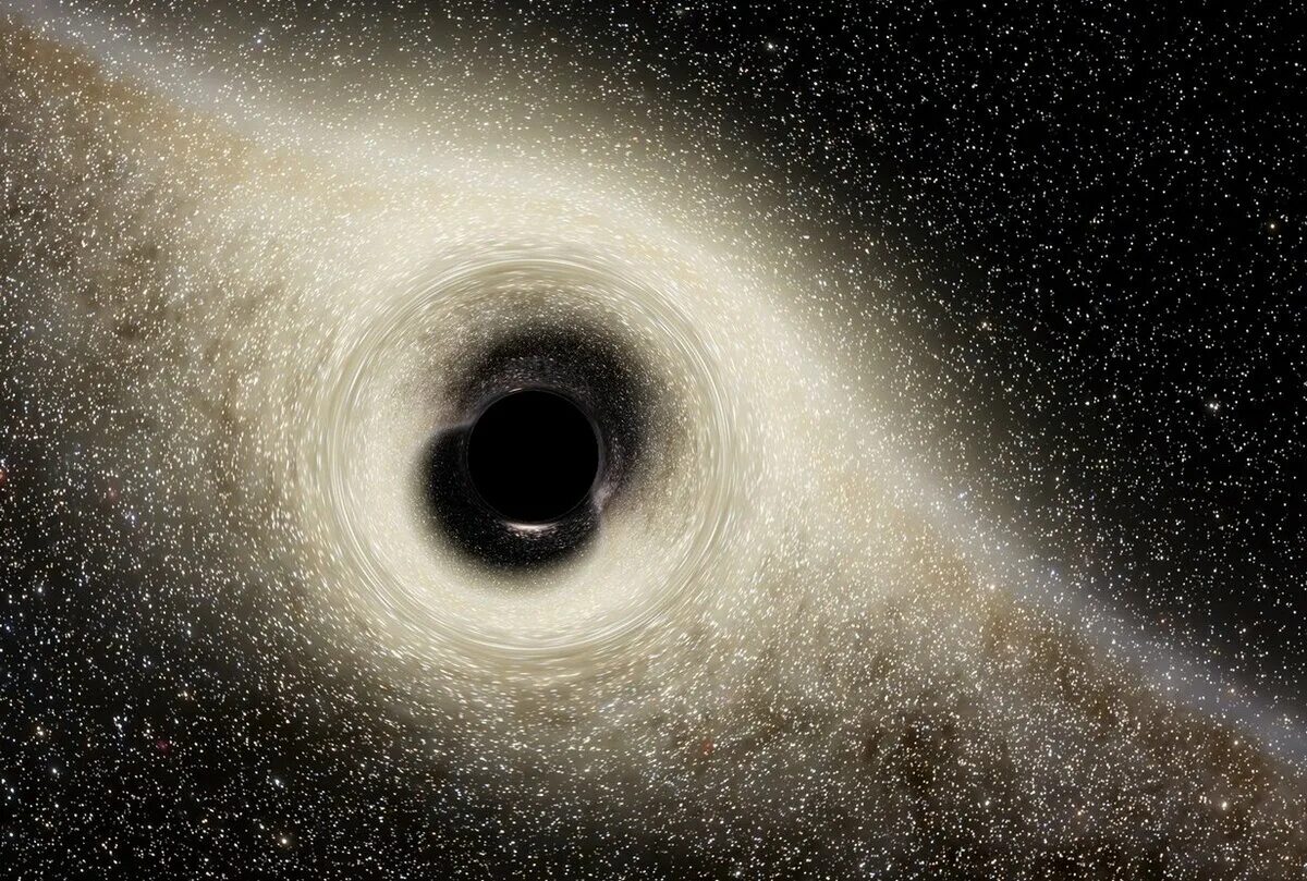 Что находится внутри черной дыры в космосе Black hole recording