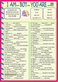 To be grammar exercises