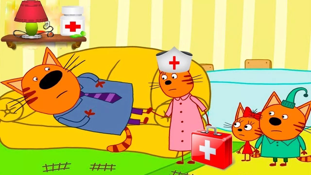Включи 3 кошки и 1. Игра Карамелька три кота.