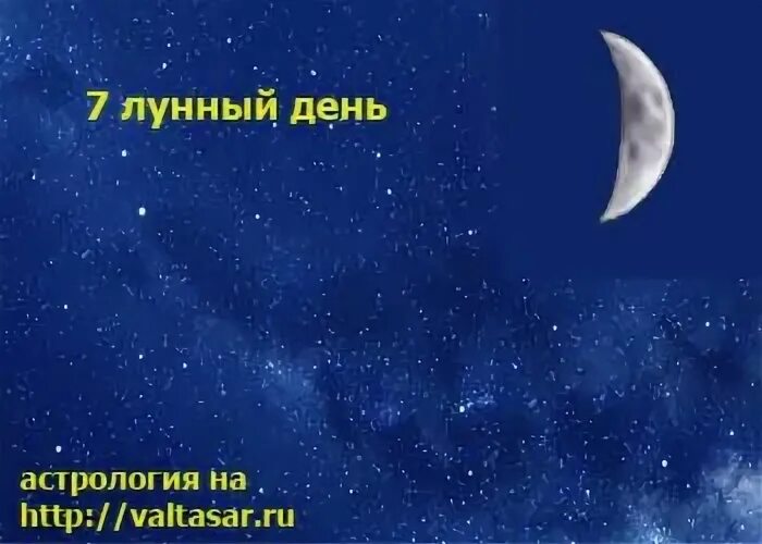 7 ноября лунный день
