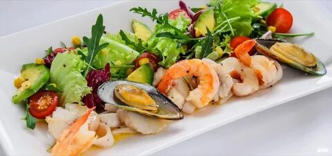 Покушать морепродуктов
