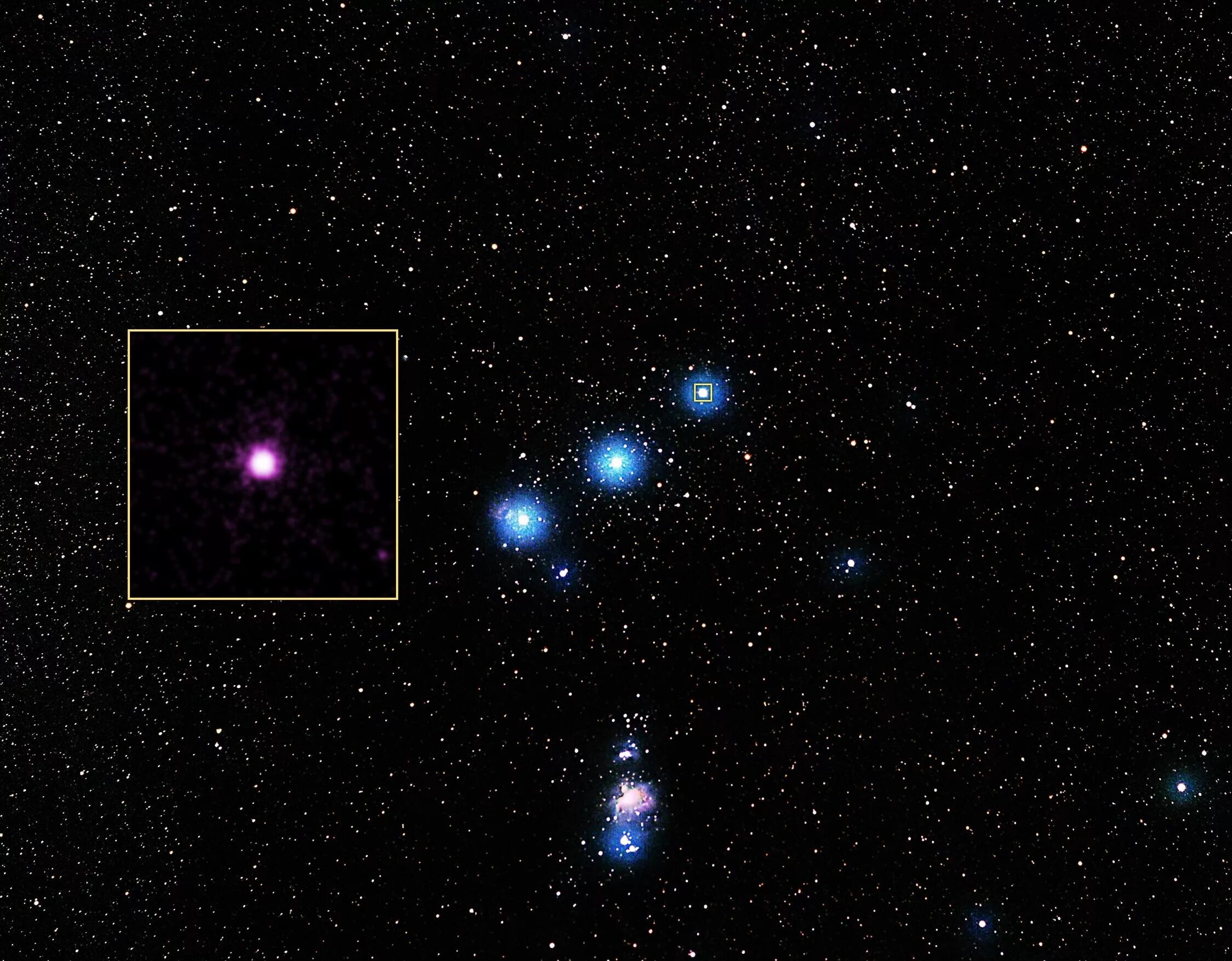 3 звезды подряд. Пояс Ориона звезды. Астеризм пояс Ориона. Пояс Ориона Созвездие. Минтака звезда в созвездии.