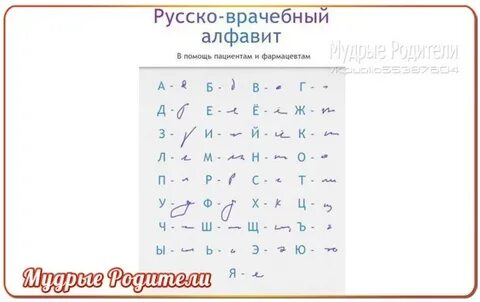Алфавит медсестры