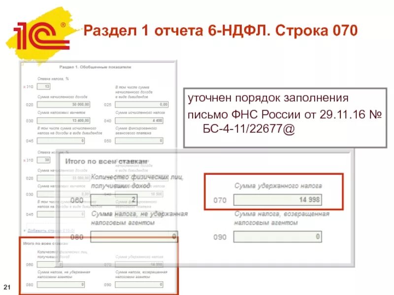 Строка 170 6 ндфл 2023. 6 НДФЛ. Строка 070 в 6 НДФЛ. Отчет 6 НДФЛ. 6 НДФЛ строки.