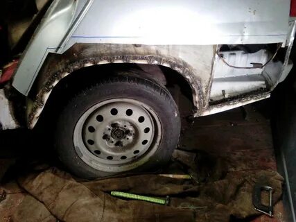 Замена заднего крыла ваз своими руками