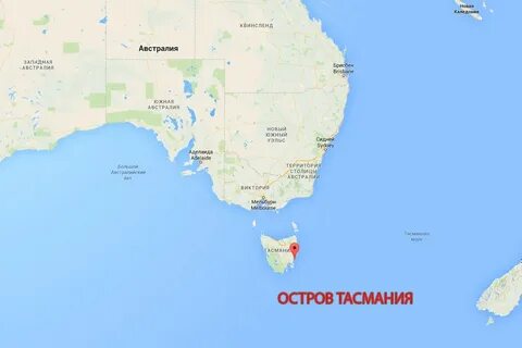 Остров тасмания находится