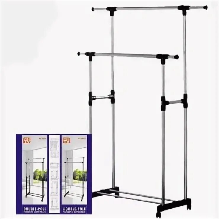 Single pole. Двойная напольная передвижная стойка для одежды double-pole telescopic clothes rack. стойка для одежды single pole telescopic. вешалка двойная напольная на колесах hyw0244. single pole telescopic clothes rack.