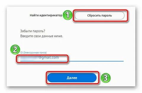 Пароль был сброшен