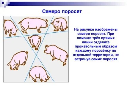 Задача поросята
