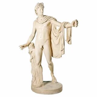 Full Size 'The Apollo Belvedere' Antique Plaster Statue For Sale....