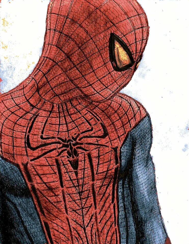 Draw spider man