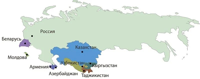 Украина беларусь молдова. Содружество независимых государств карта. Карта России и страны СНГ на карте. Страны СНГ на карте.