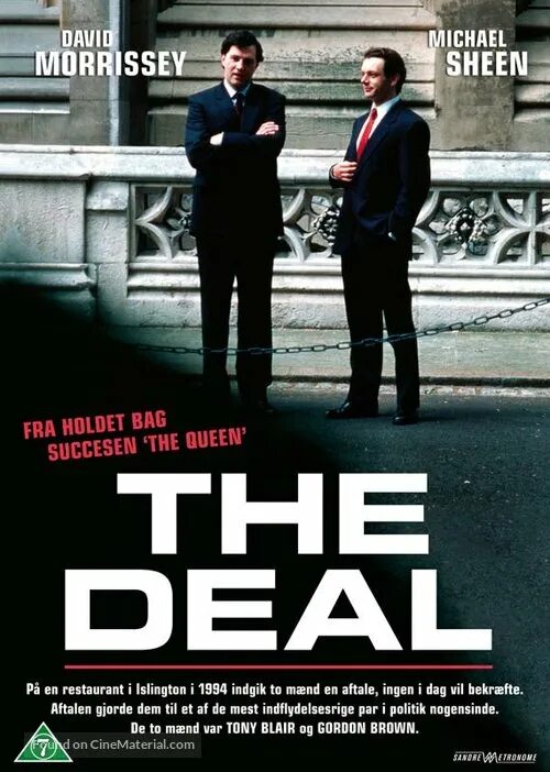 The deal read. Deal. The deal Тони Блэр. Комната 2003 Постер.