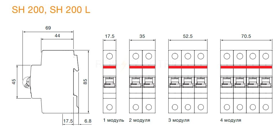 C размер модуля