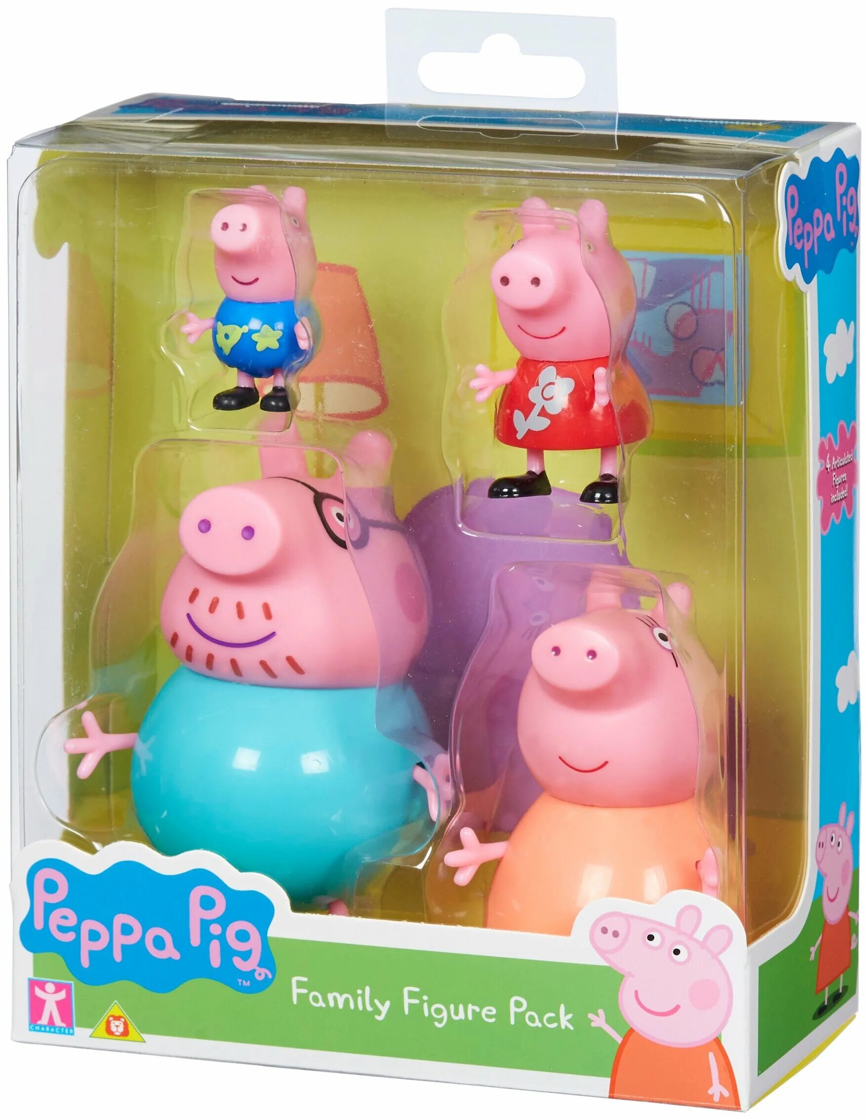 м. фигурка свинки пеппы. фигуры свинка пеппа. фигурка свинки пеппы. игровой набор "семья свинки пеппы" 34833.