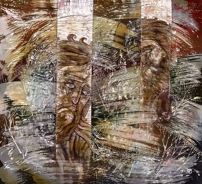 Сергей давыдов батик. Батик центр. Центр батика сергея давыдова. Сергей давыдов батик работы. Выставка 4 сезона в мае-июне.