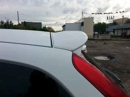 Установка спойлера