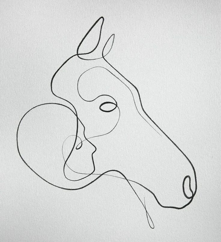With one line