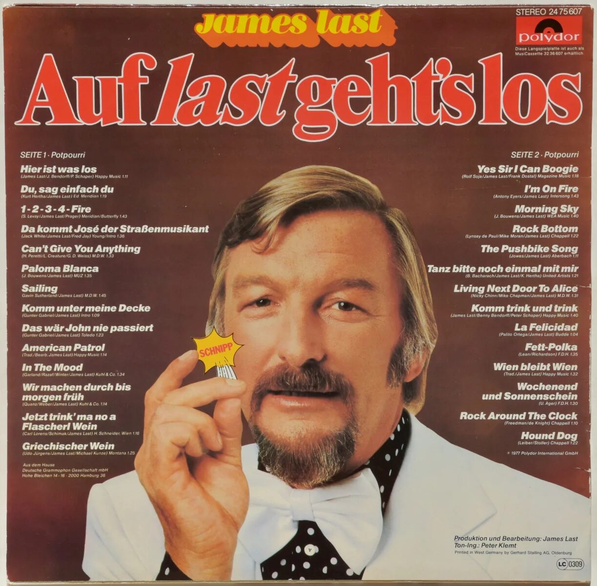 James last. James last альбом. Ласт сборник лучших мелодий