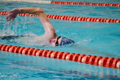 Swimming by