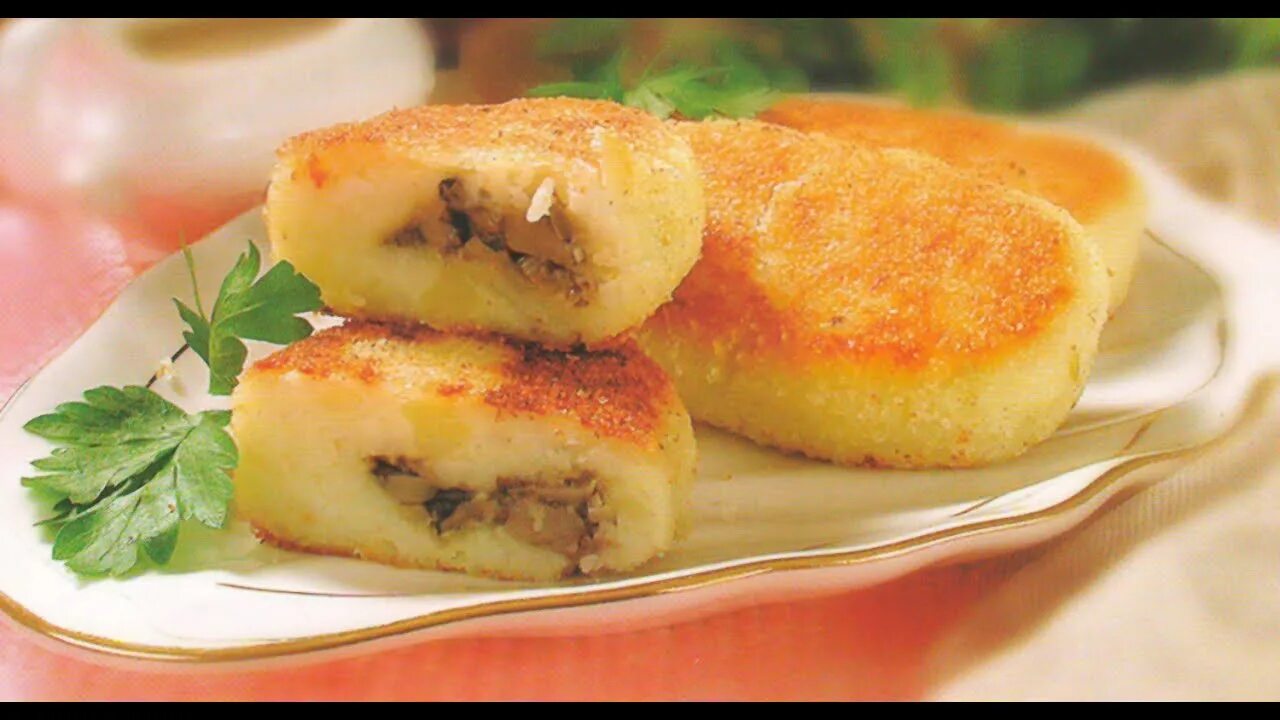 Картофельные зразы с грибами на сковороде рецепт с фото пошагово - 1000.menu