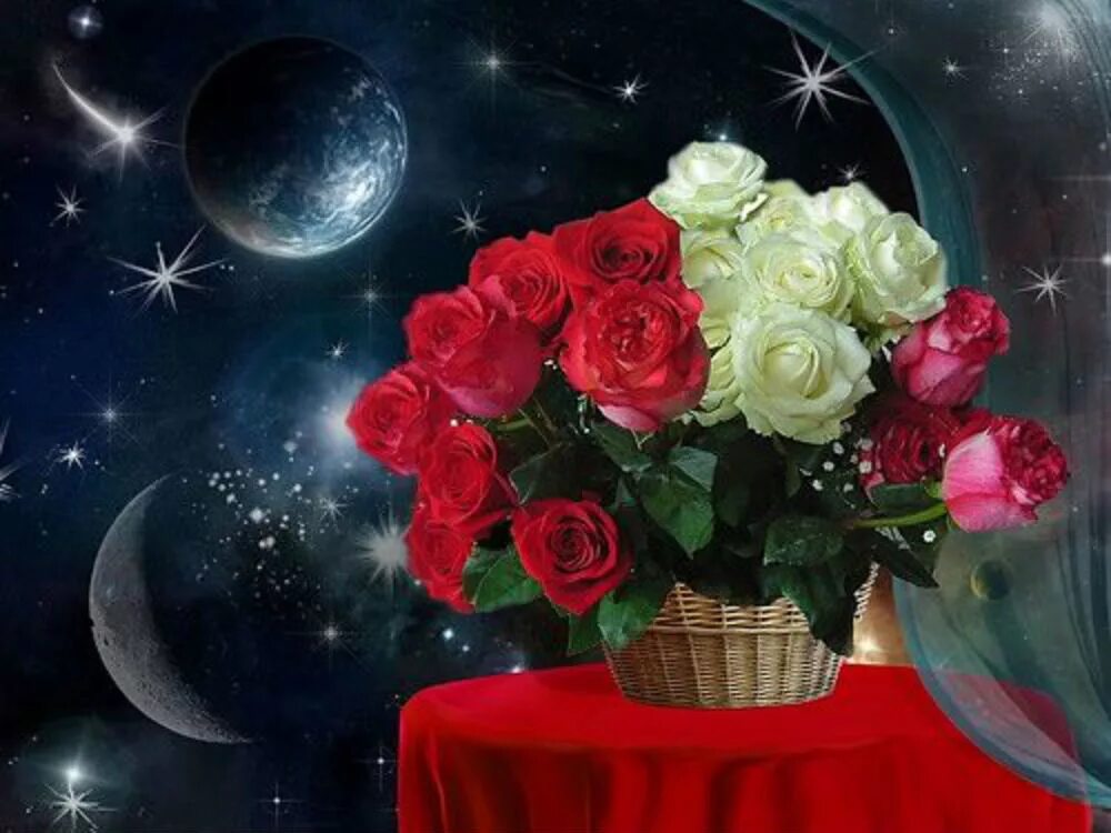 Спокойной ночи с розами и пожеланиями. Добрый вечер красивые цветы. Ночной букет цветов для женщины. Доброй ночи букеты роз. Спокойной ночи розы.