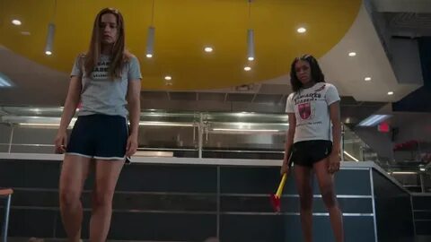 Black Sports Shorts worn by Juliette Fairmont (Sarah Catherine Hook) as see...