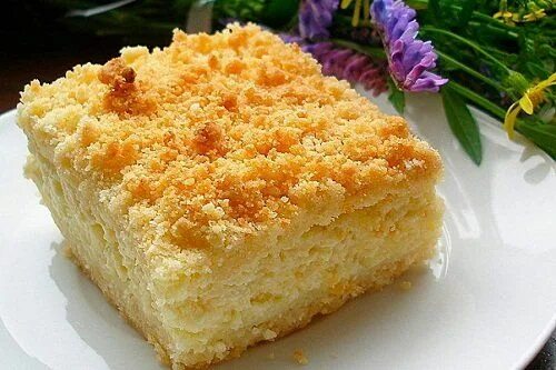 Песочный пирог с творогом - пошаговый рецепт с фото Yemek Tarifi