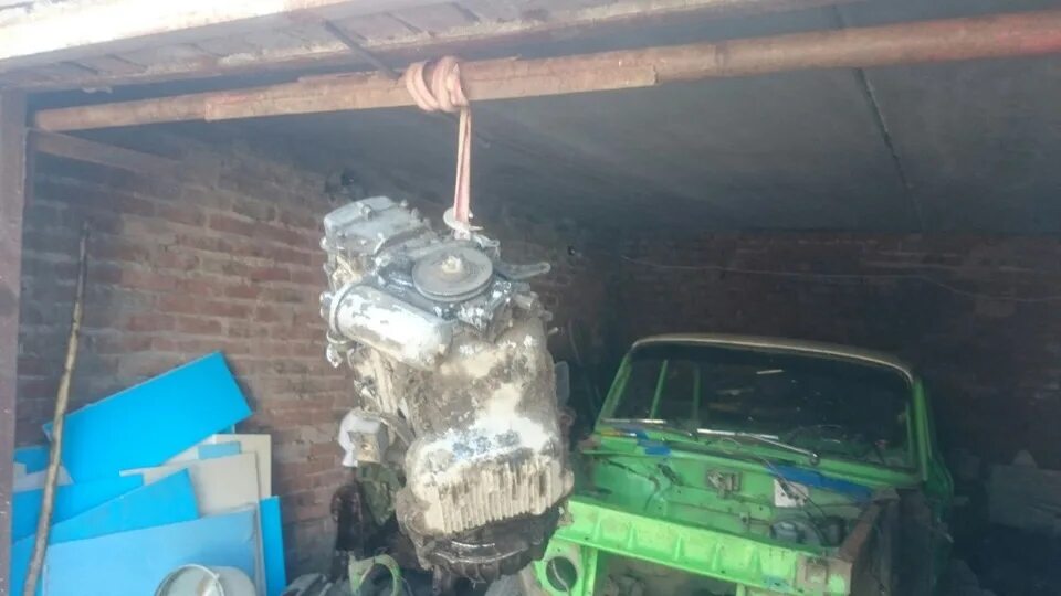 Как снять двигатель без лебедки СВАП. Освободите Вилли Два Lada 2109, 1,5 л, 1989 года тюнинг DRIVE2