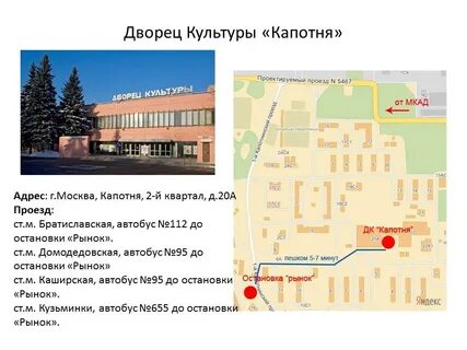 Капотня как добраться