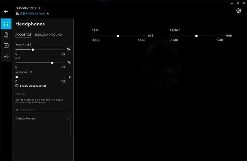настройка микрофона g733
