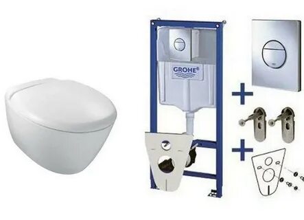 Комплект grohe подвесной унитаз инсталляция