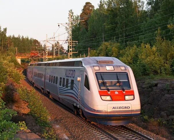 Поезд аллегро фото Финская компания VR списала все поезда Allegro, которые курсировали между Петерб