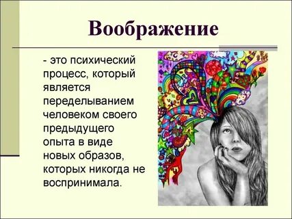 Воображение понятие и определение