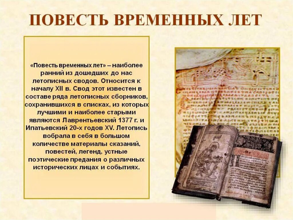 Дата создания повести временных. Летопись «повесть временных лет» (xii век) нестора.. дата летописи повесть временных лет. повесть временных лет наиболее ранний летописный свод. повесть временных лет автор и год.
