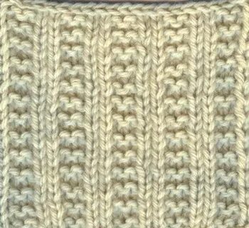 Ribbing knitting